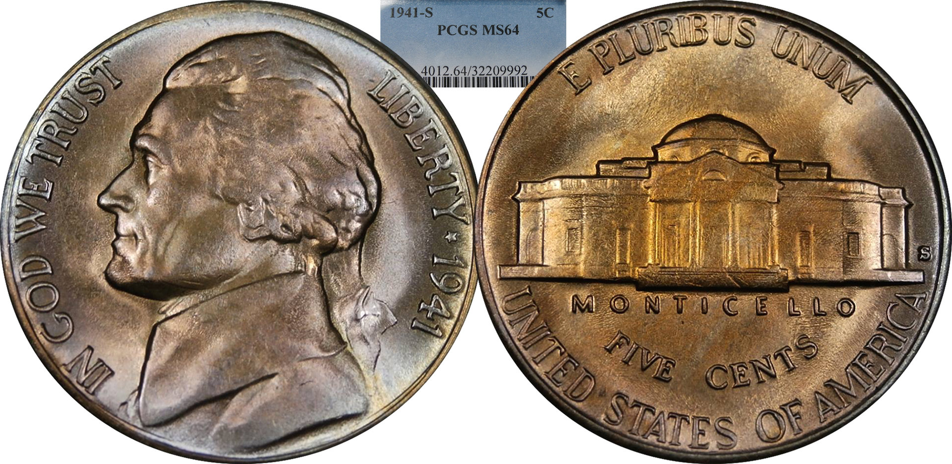 1941 S Jefferson Nickel PCGS MS64.jpg