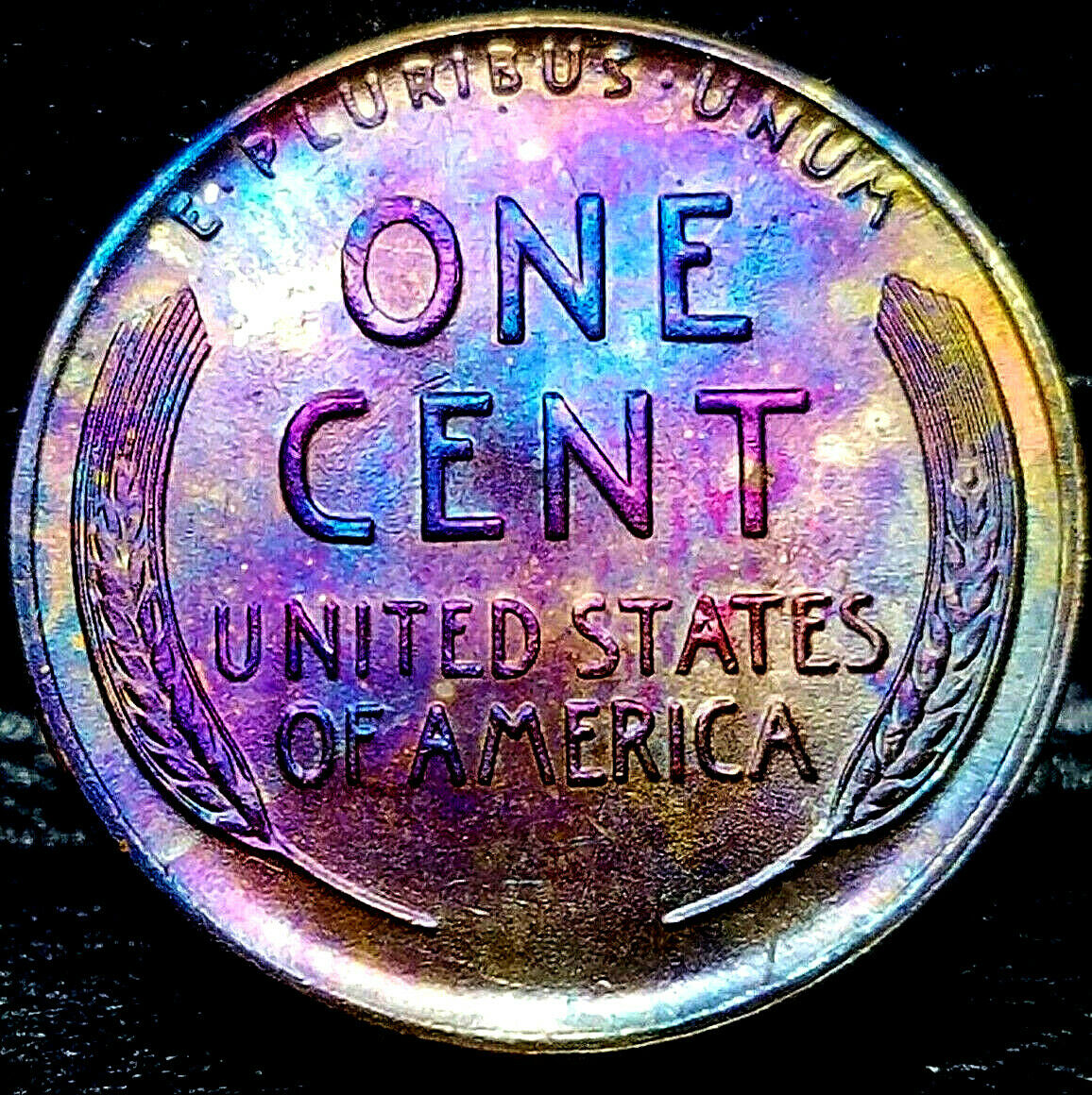 1942-D Lincoln  Cent   Toned  Superb Ms++ Gem++  $7. + 000  283952405874  bdoubrava12912 R.jpg