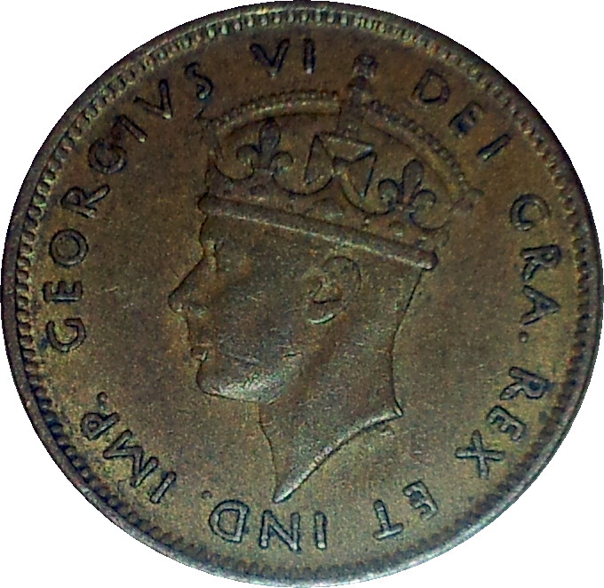 1942 Newfoundland One Cent Obv.JPG