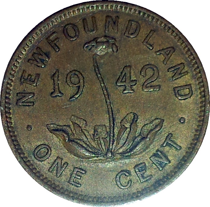 1942 Newfoundland One Cent Rev.JPG