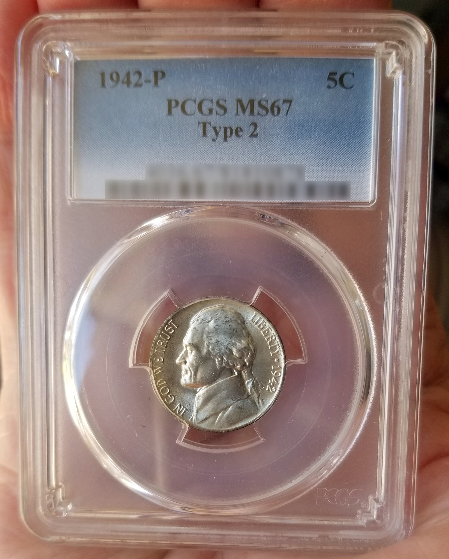 1942 P 5c MS67 FS Obverse SLAB.jpg