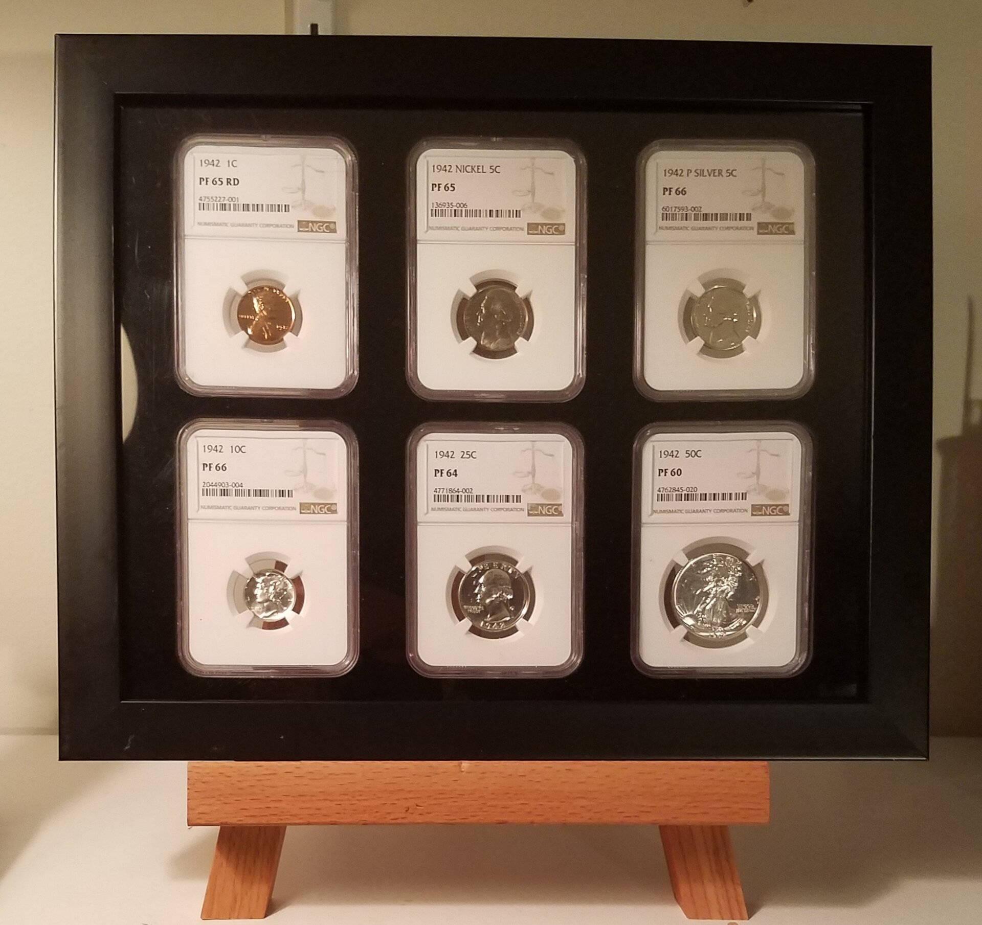 1942 PR in frame and easle.jpg