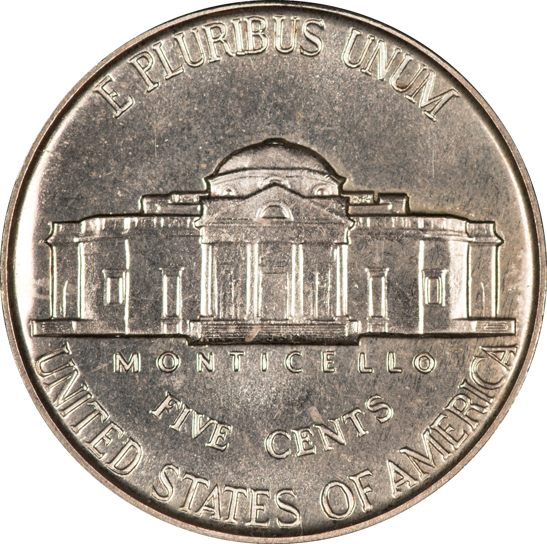 1942 Proof Jefferson Nickel WDDR003 - Reverse.jpg