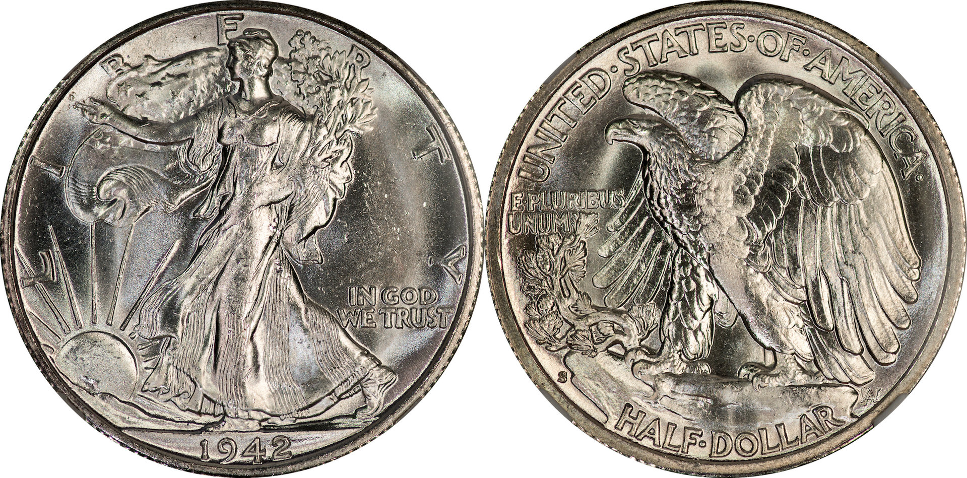 1942 S Walking Liberty Half NGC MS64.jpg