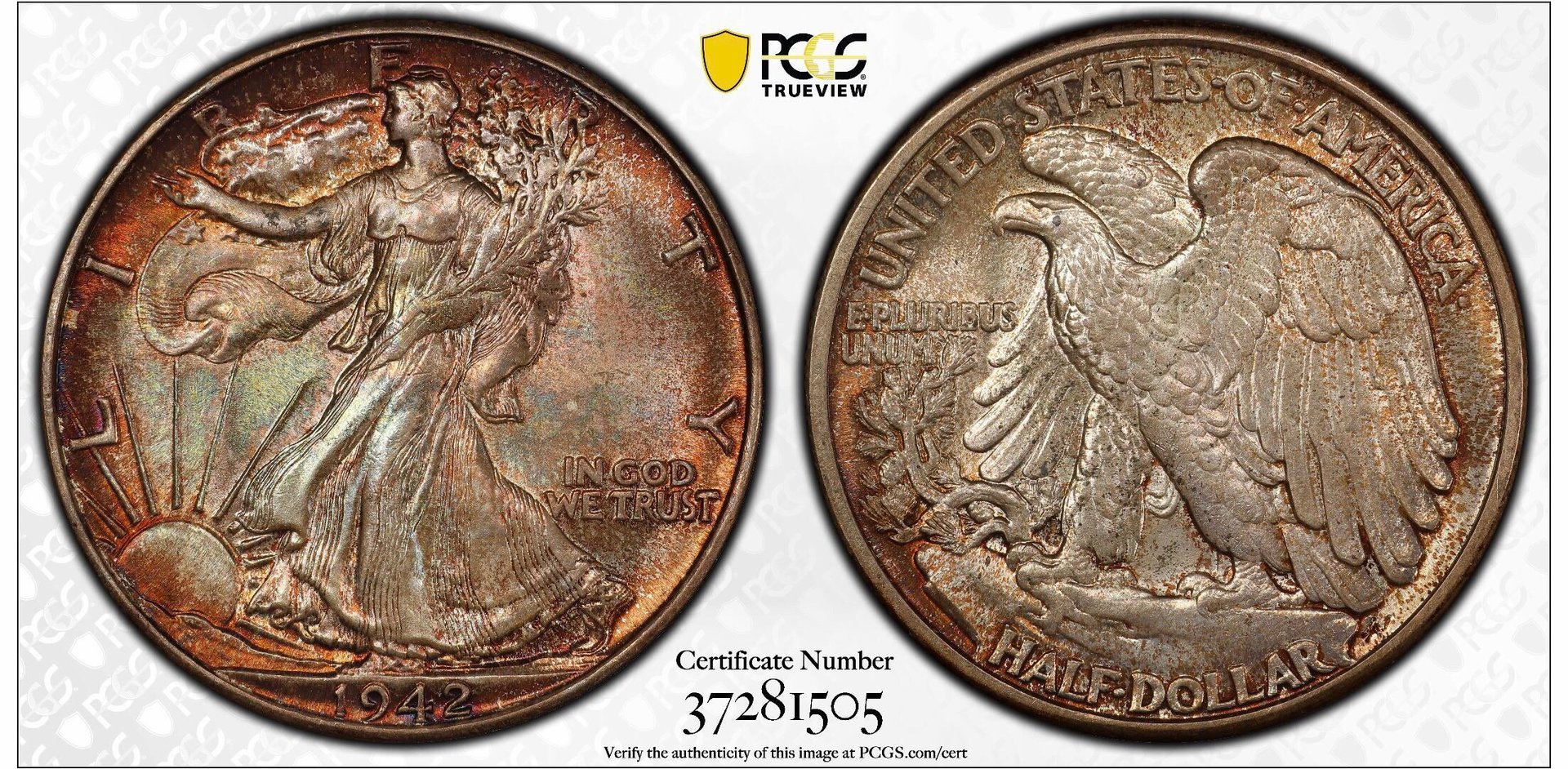 1942 Walking Liberty Half PCGS MS67 DDR (PCGS TrueView).JPG