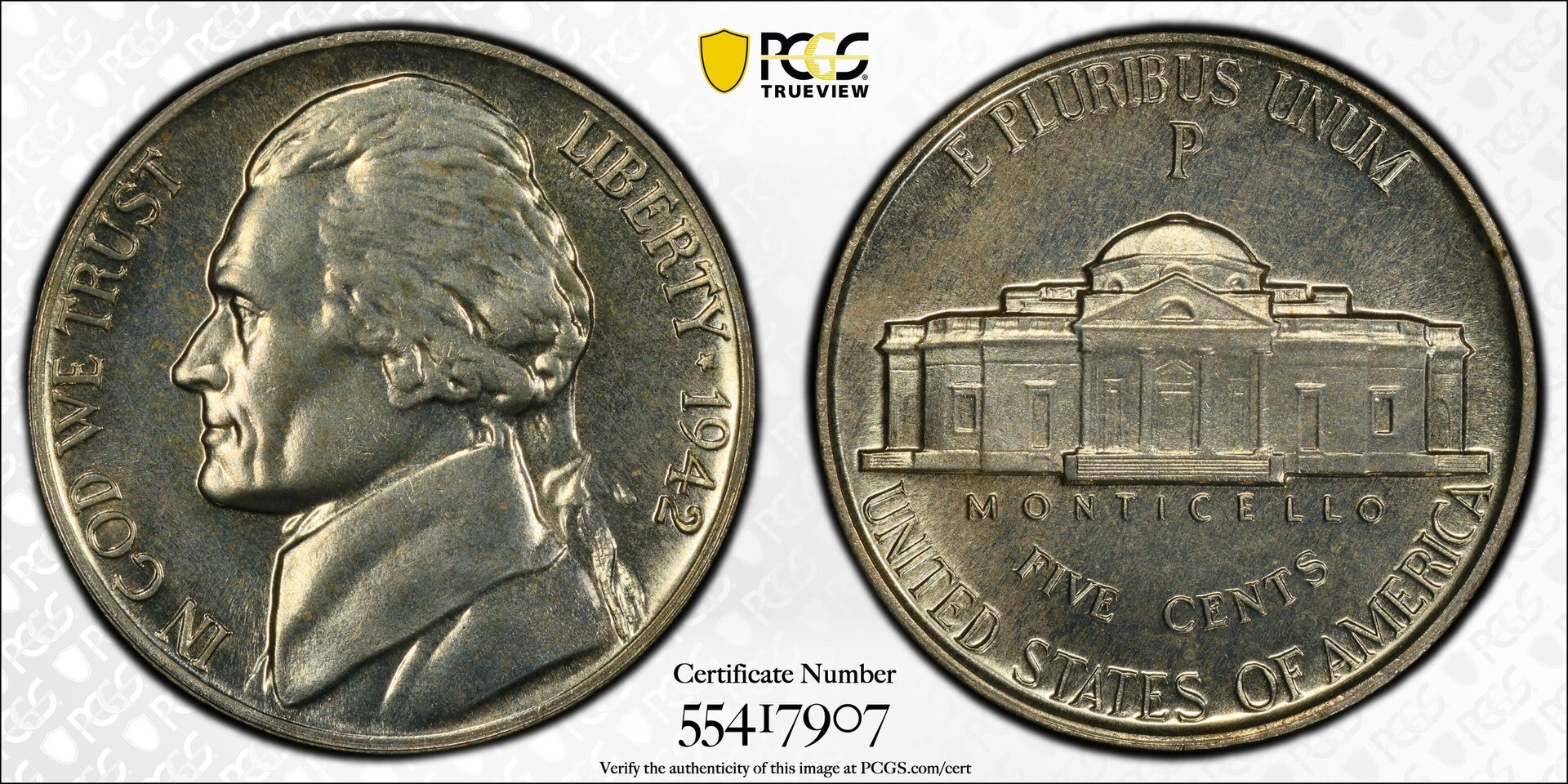 1942P 5C PF66 Silver PCGS 55417907 Trueview Image.jpg