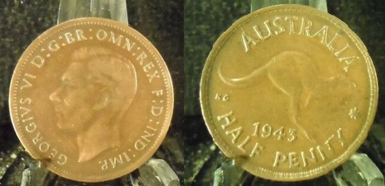 1943 Australian Half Penny  $4. + 000  183977706819  alegeorgbuckl o.jpg