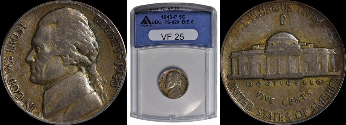 1943-P JEFFERSON NICKEL, DOUBLE DIE OBVERSE (DOUBLED EYE), FS-029, VF25, ANACS !-horz.jpg