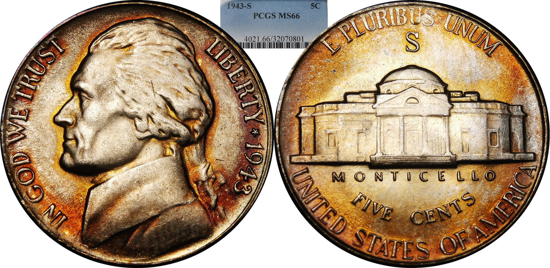 1943 S Jefferson Nickel PCGS MS66.jpg