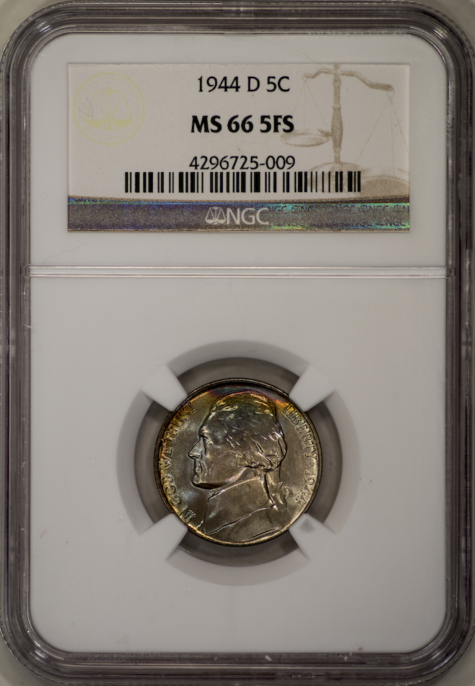 1944 D Jefferson Nickel NGC MS665FS 1 Slab - Obverse.jpg