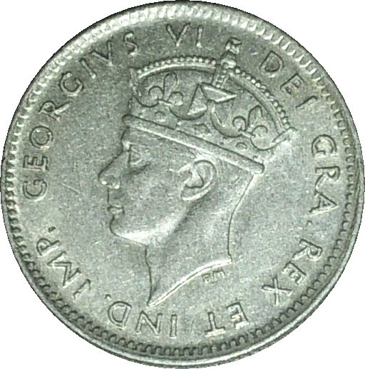 1945 C Newfoundland Five Cents Obv.JPG