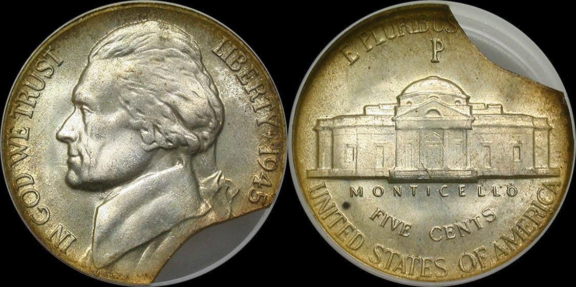 1945-P Jefferson Nickel Clip ICG MS65.jpg