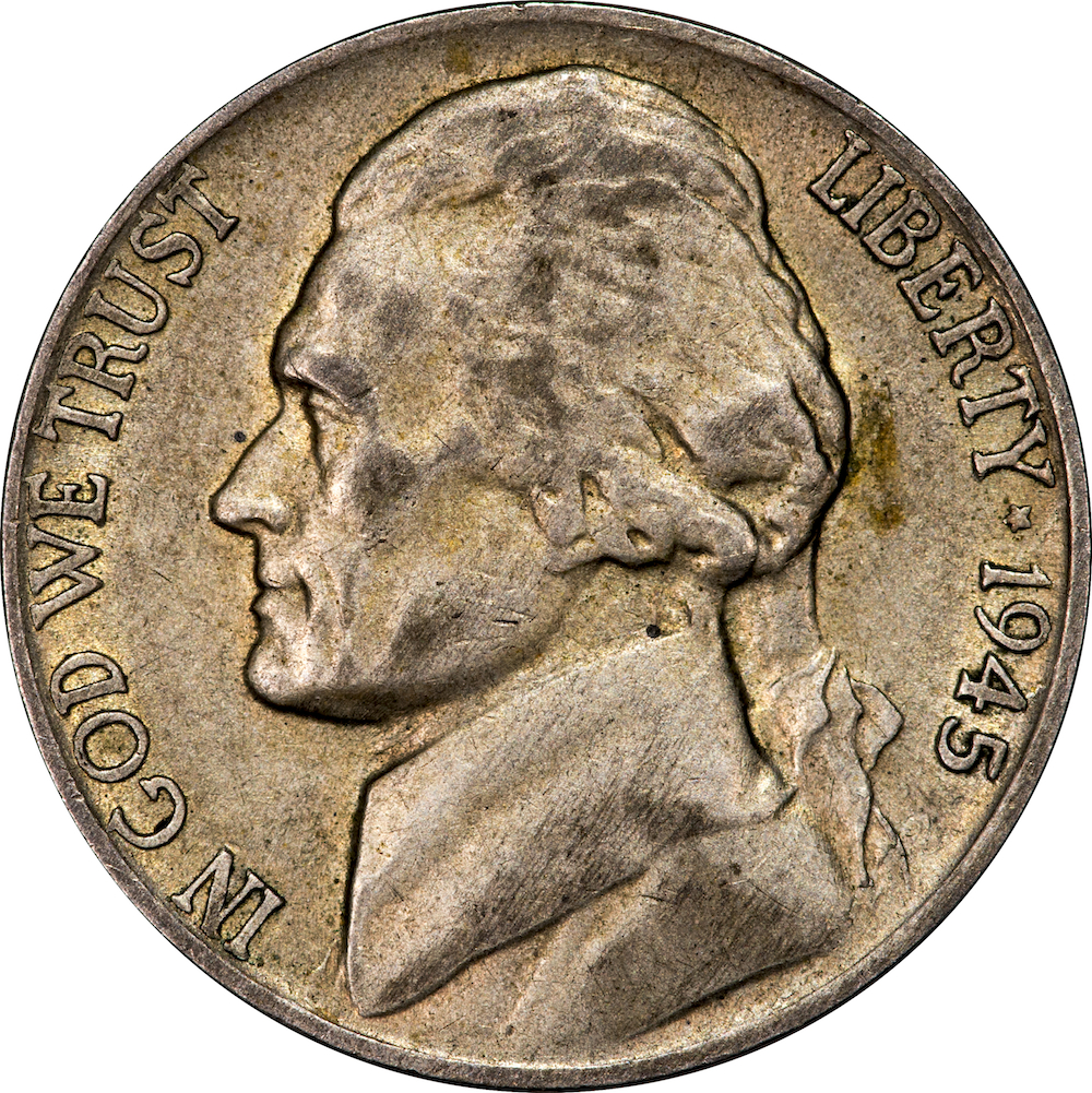 1945 P Jefferson Nickel DDR - Obverse.jpg