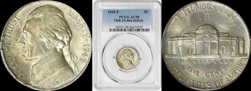 1945-P Jefferson Nickel TDR FS-804 AU58 PCGS x-horz.jpg