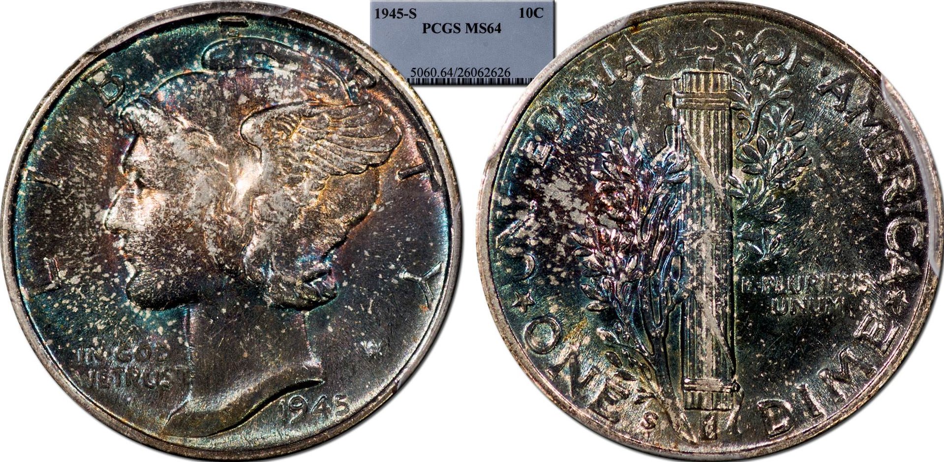 1945 S Mercury Dime PCGS MS64.jpg