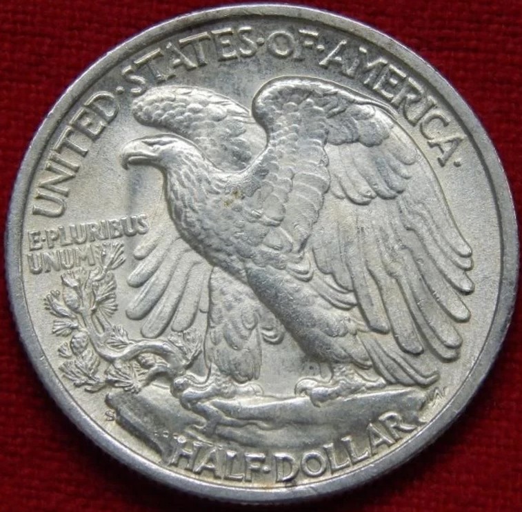 1945 S Walking Liberty Half 2 rev.jpg
