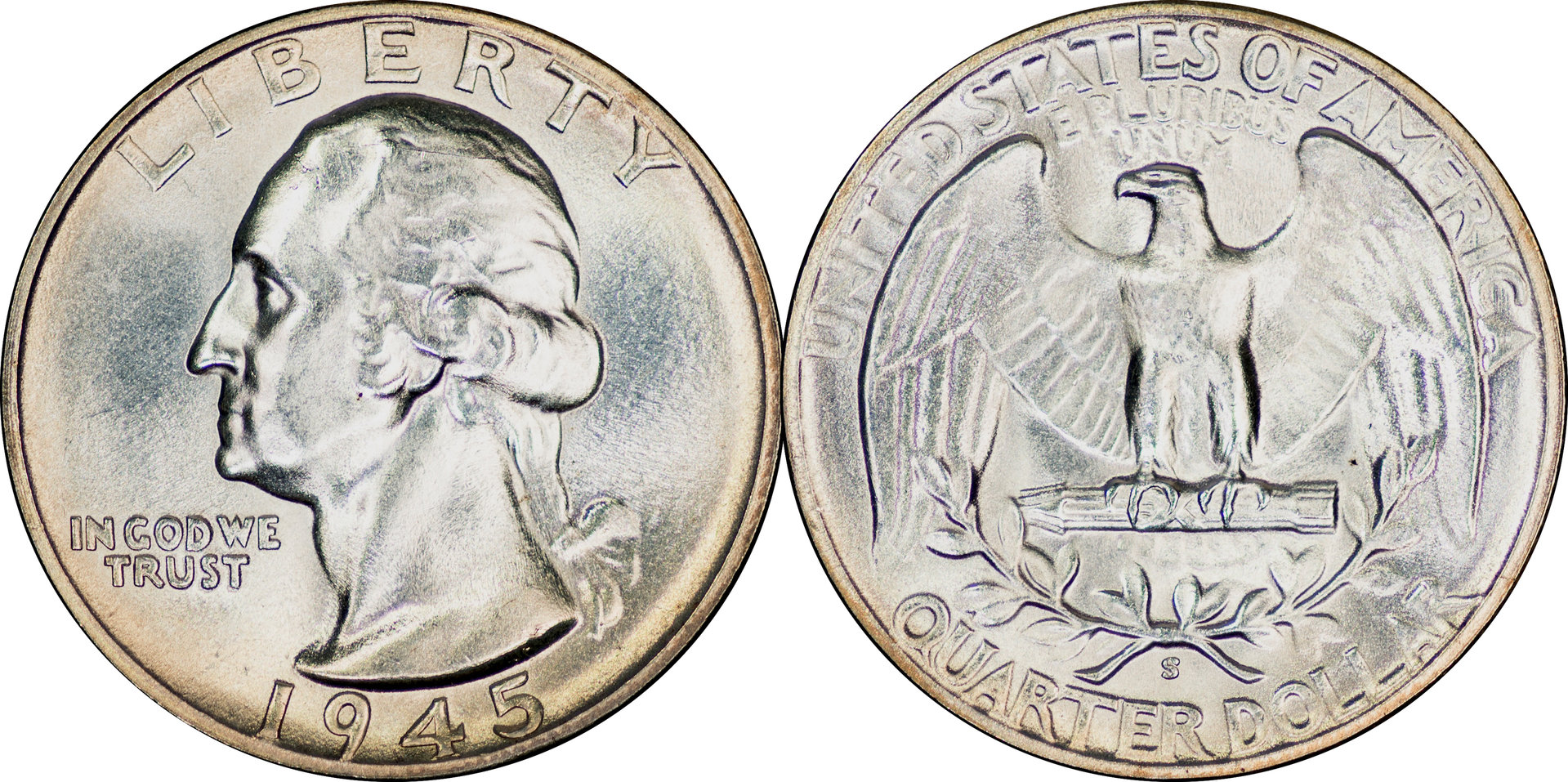 1945 S Washington Quarter.jpg