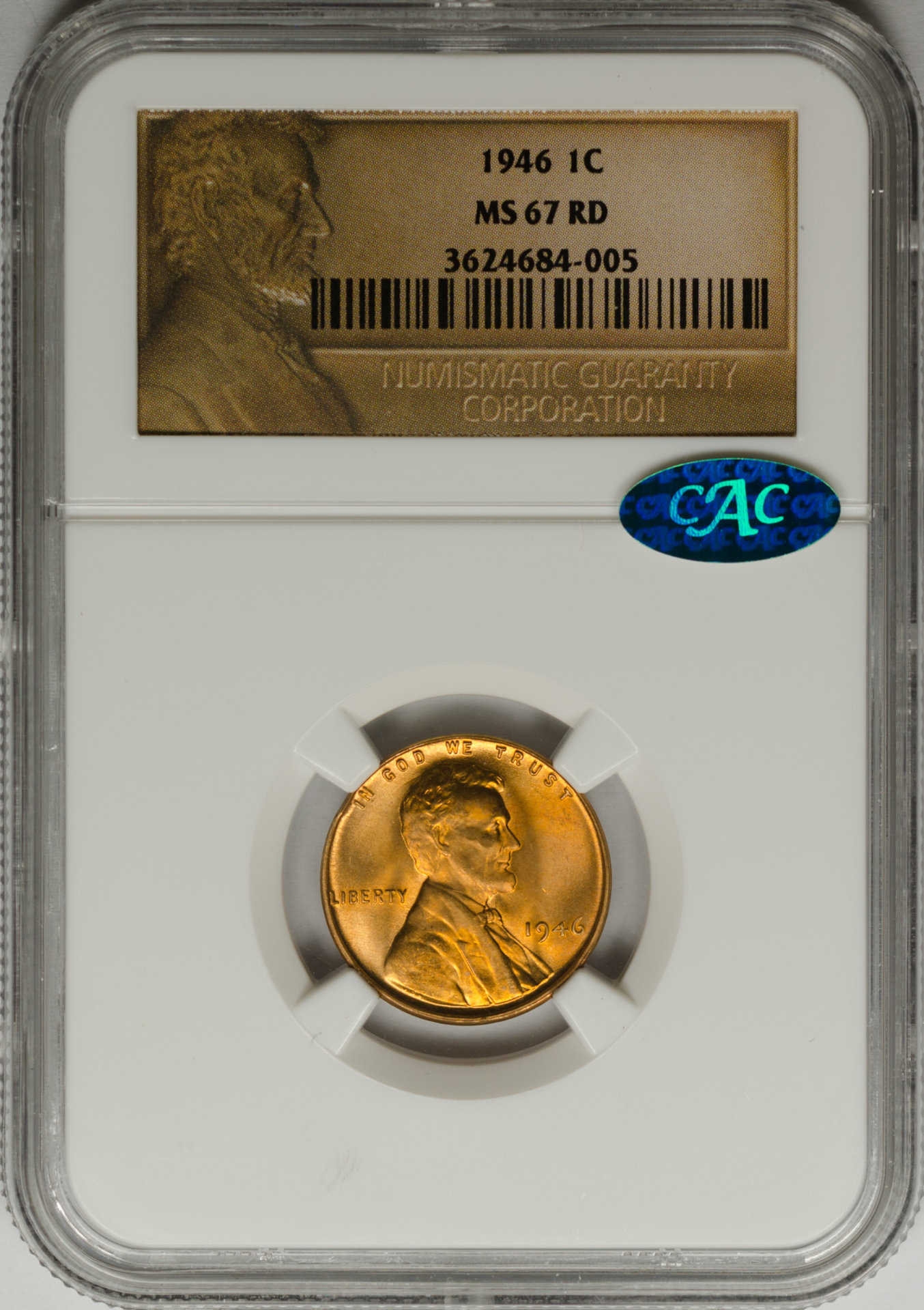 1946 1C MS67 NGC RED 3624684-005 CAC Obv Slab.JPG