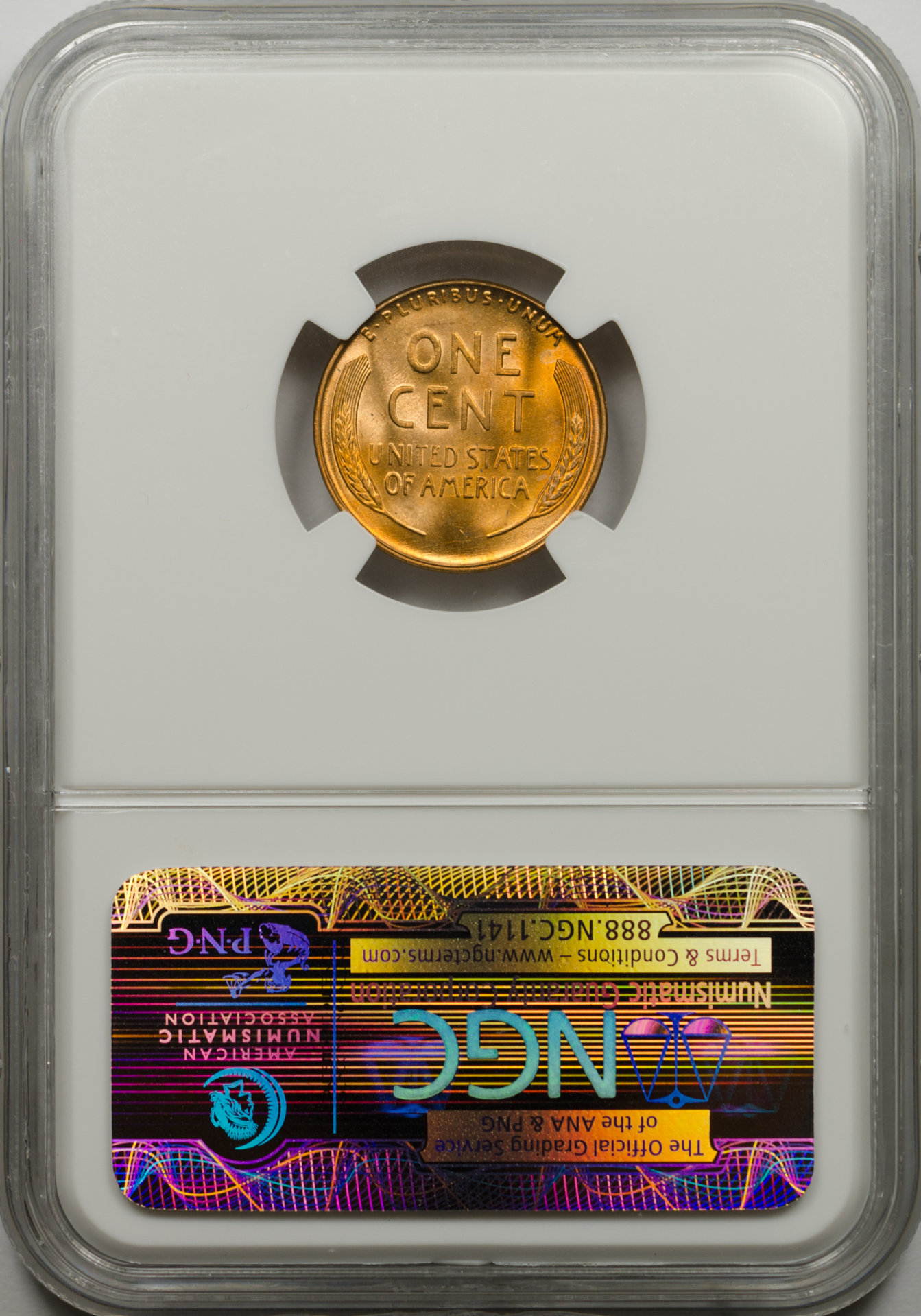 1946 1C MS67 NGC RED 3624684-005 CAC Rev Slab.JPG