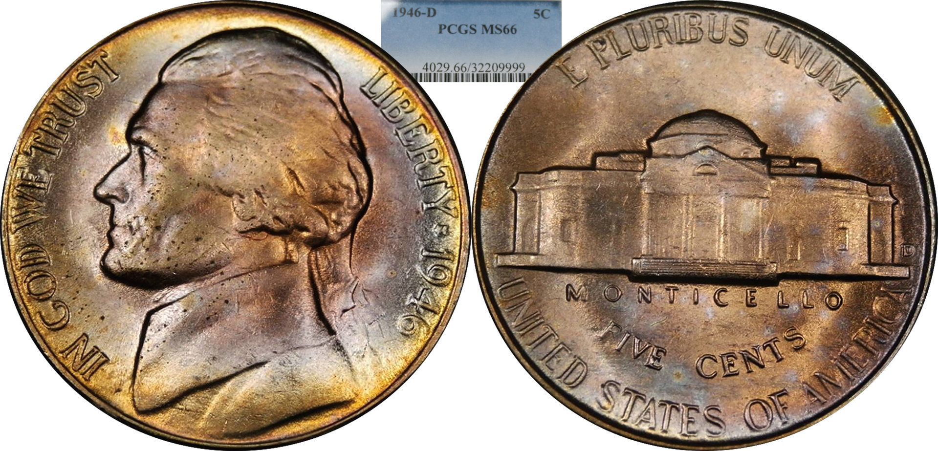1946 D Jefferson Nickel PCGS MS66.jpg