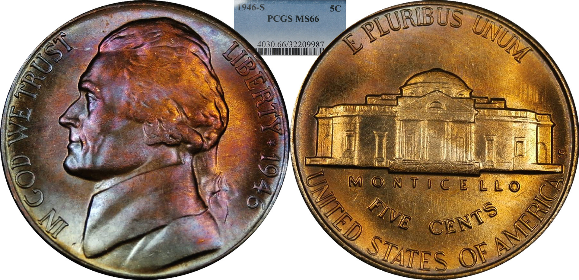 1946 S Jefferson Nickel PCGS MS66.jpg