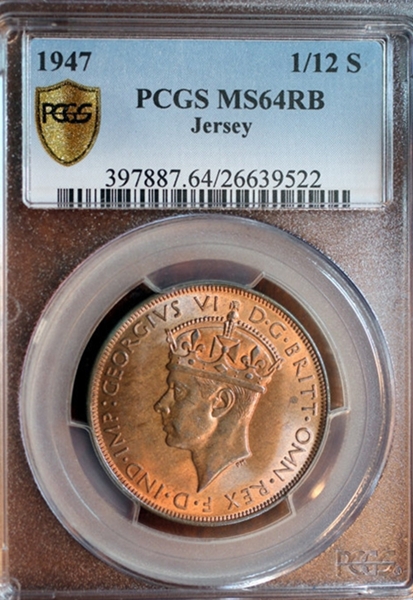 1947 Jersey 1-12th Shilling MS64RB PCGS Obv Slab 26639522.jpg