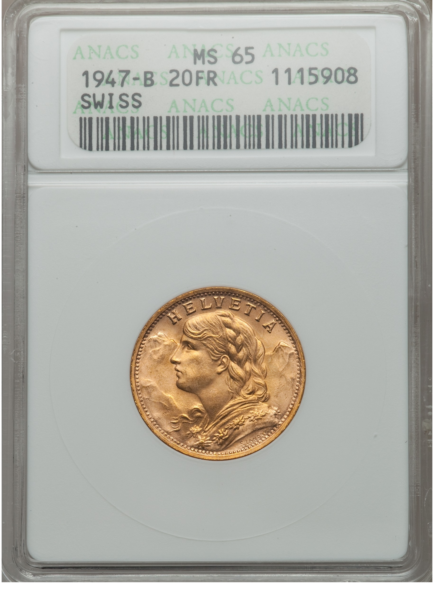 1947 Switzerland 20 Fr Obv.png