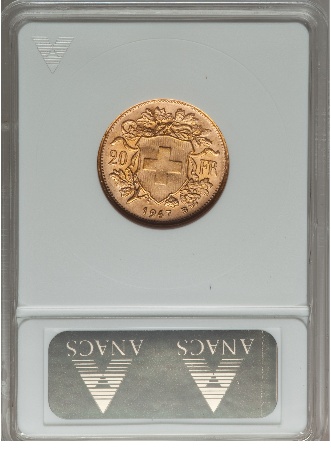 1947 Switzerland 20 Fr Rev.png