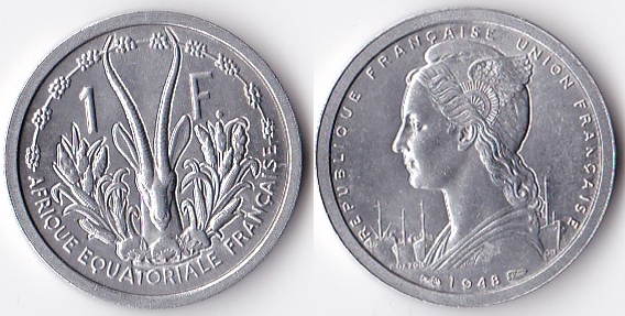 1948 equatorial africa 1 franc.jpg