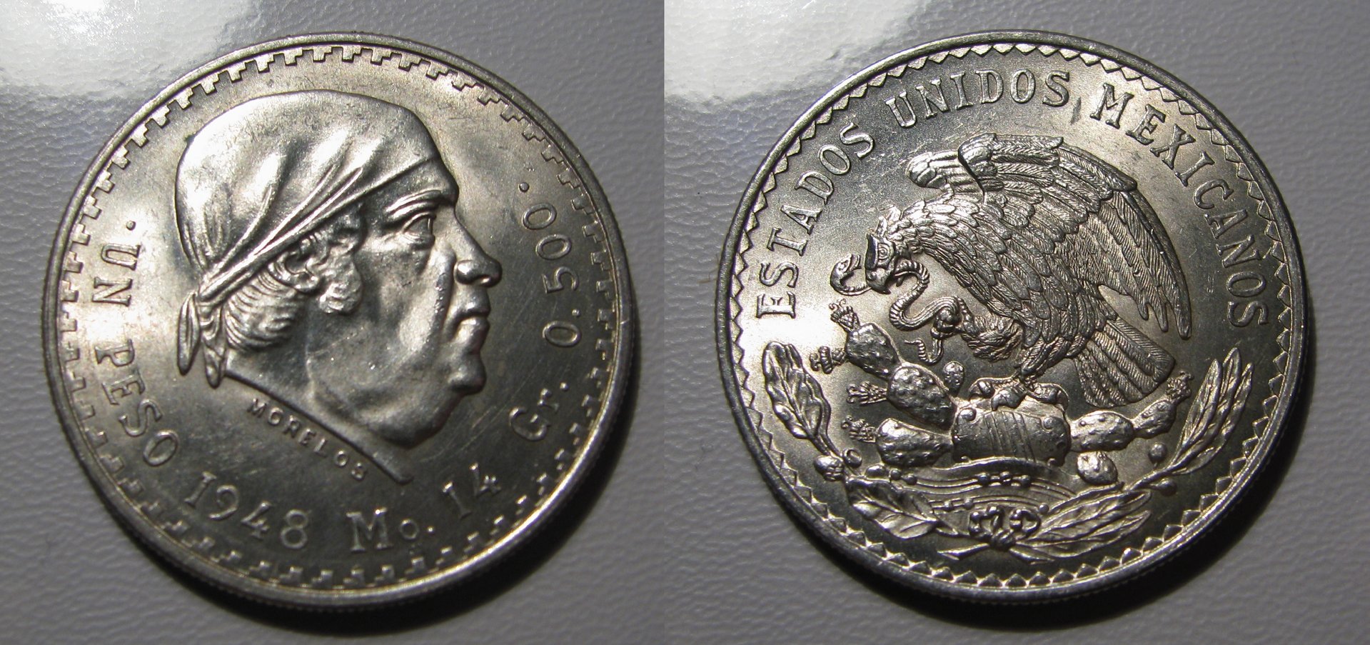 1948 Mexico 1 Peso.jpg