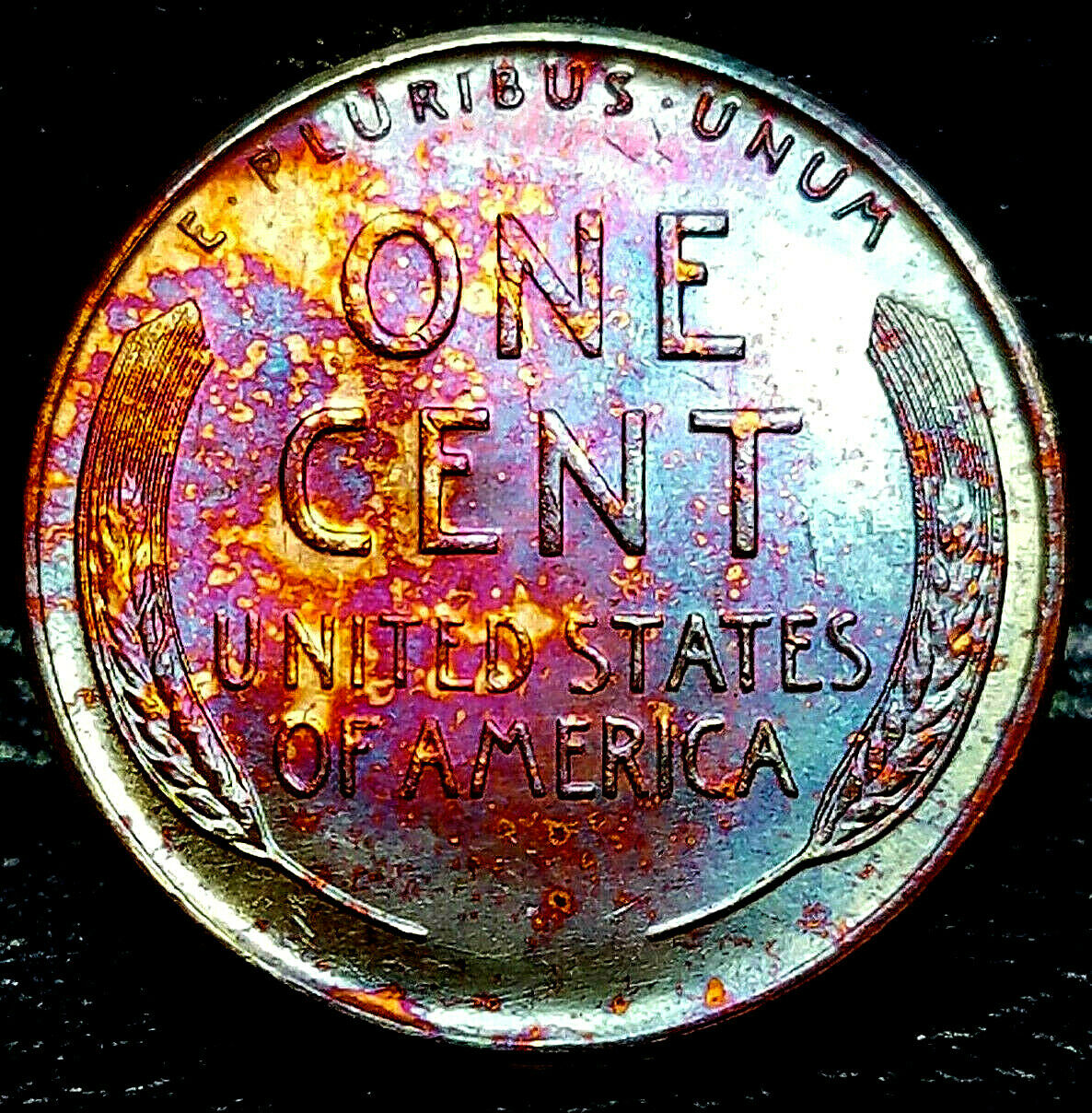 1950-D Lincoln  Cent  Toned  Ms Gem++  $6.00 + 000  283953203798  bdoubrava12012 r.jpg