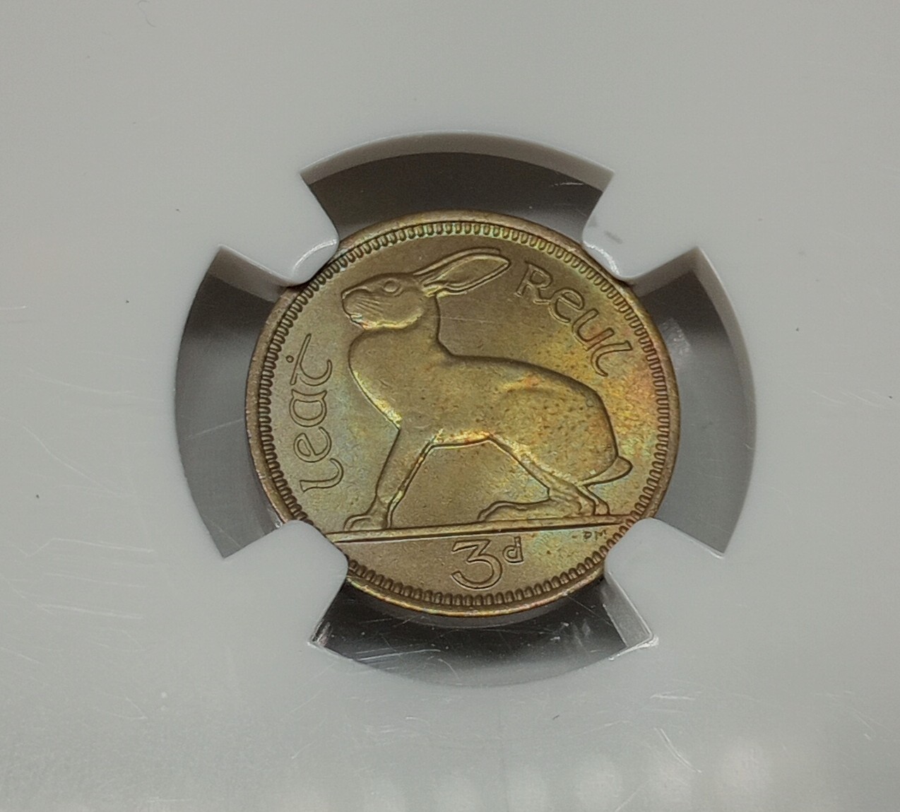 1950 Ireland 3p, toned-rev.jpg