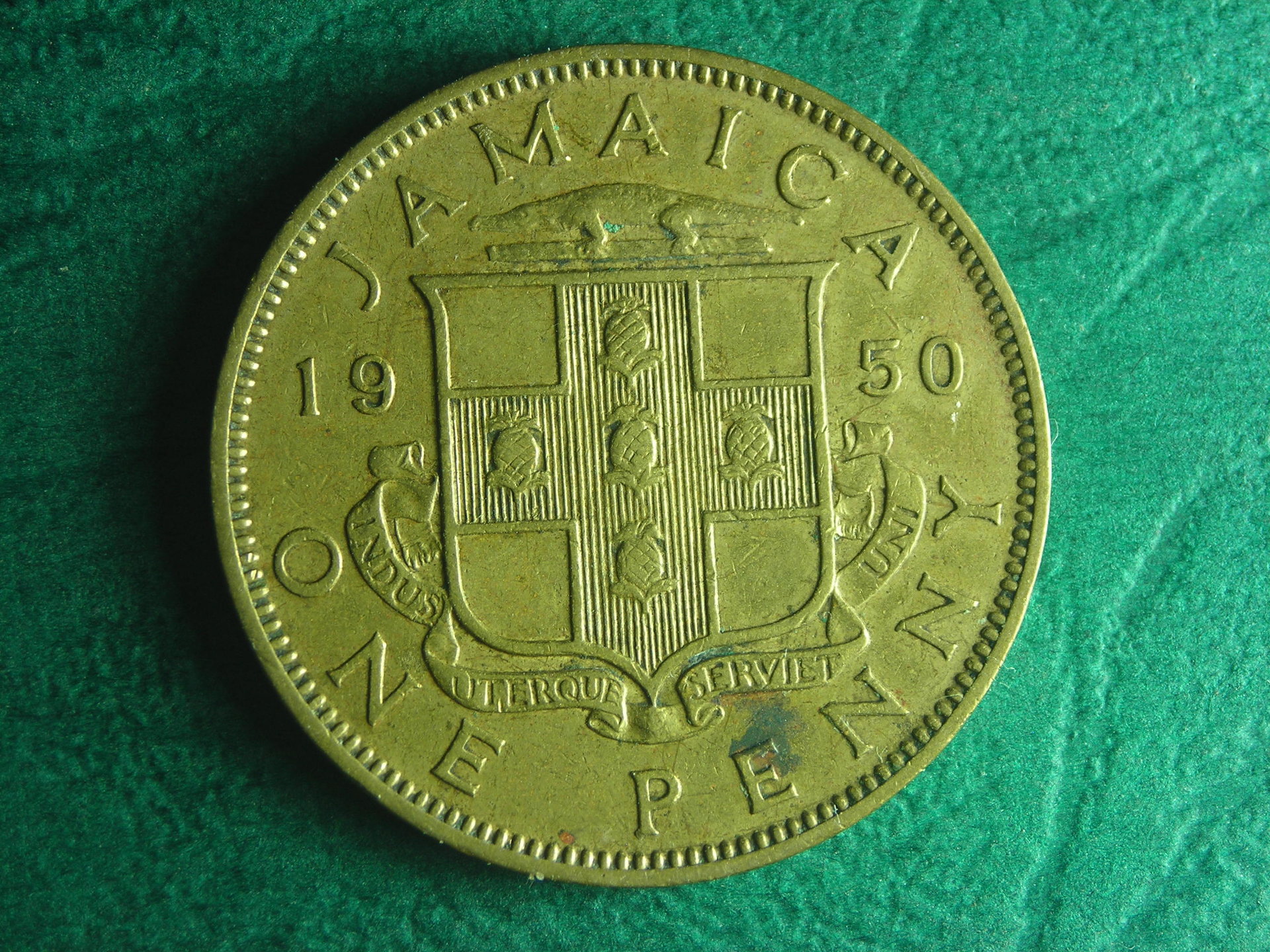 1950 Jamaica 1 p rev.JPG