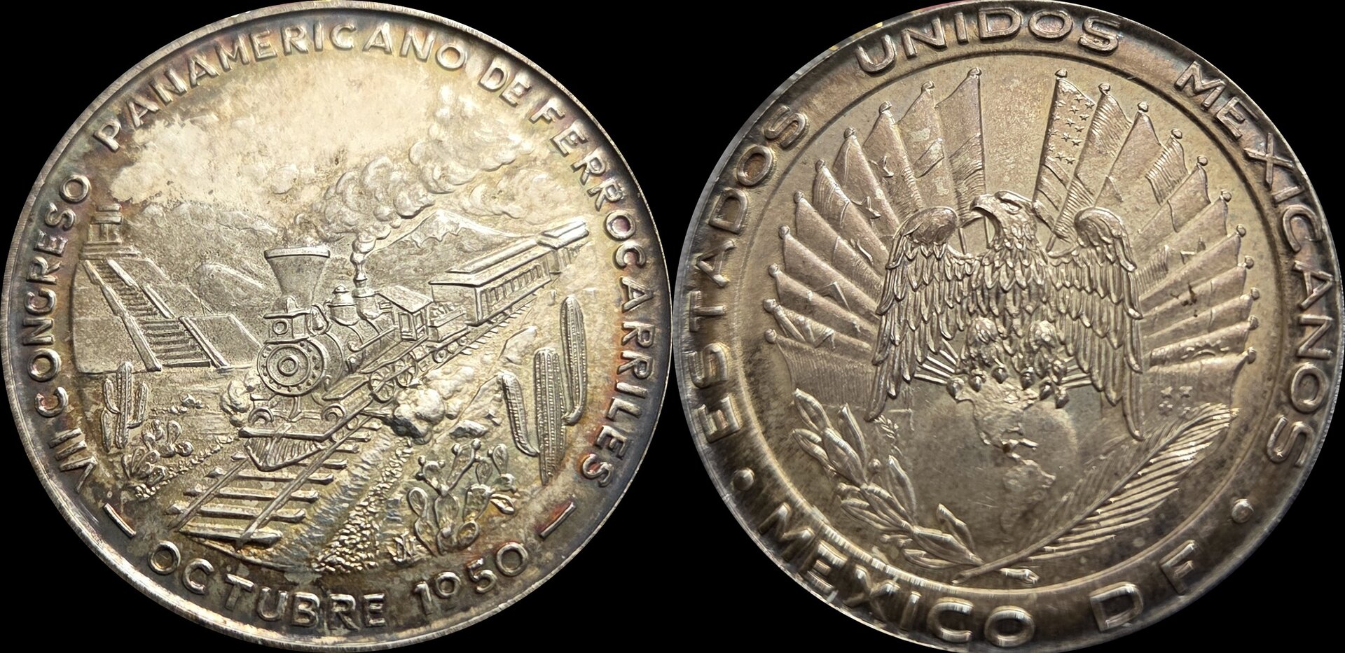 1950 Mexico 7th PanAmerican Railway Congress a.jpg