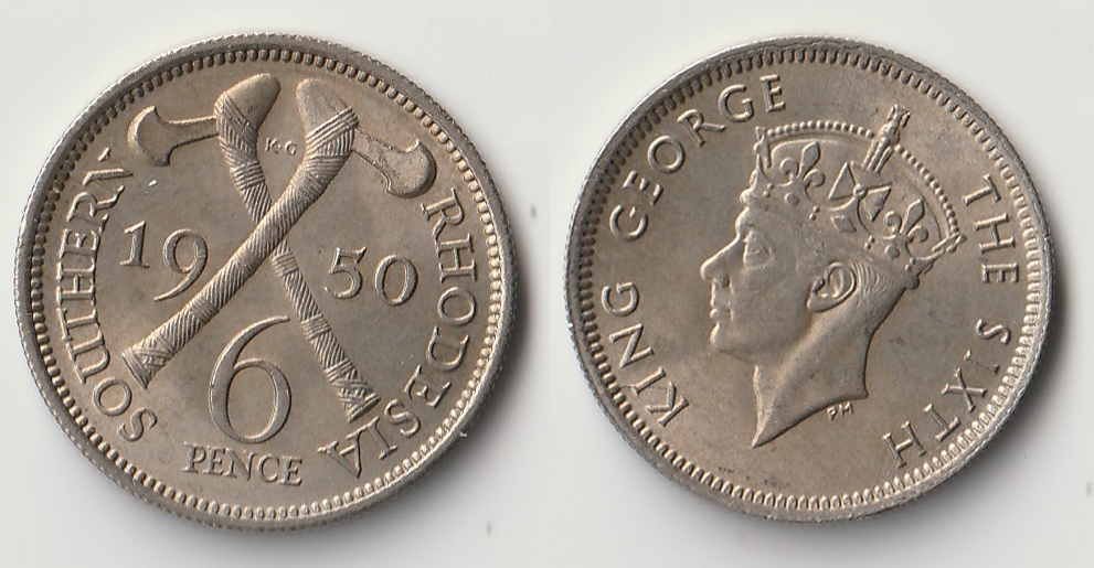 1950 southern rhodesia sixpence.jpg