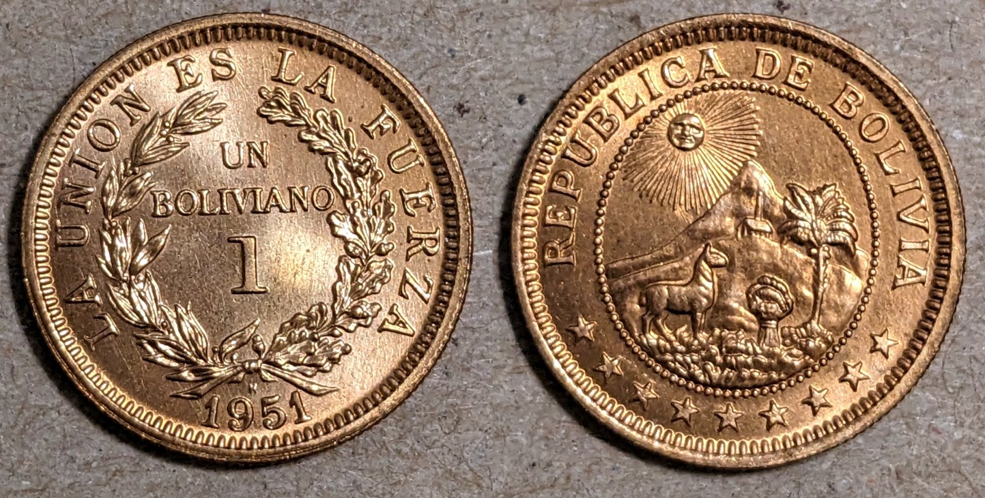 1951 bolivia 1 boliviano.jpg