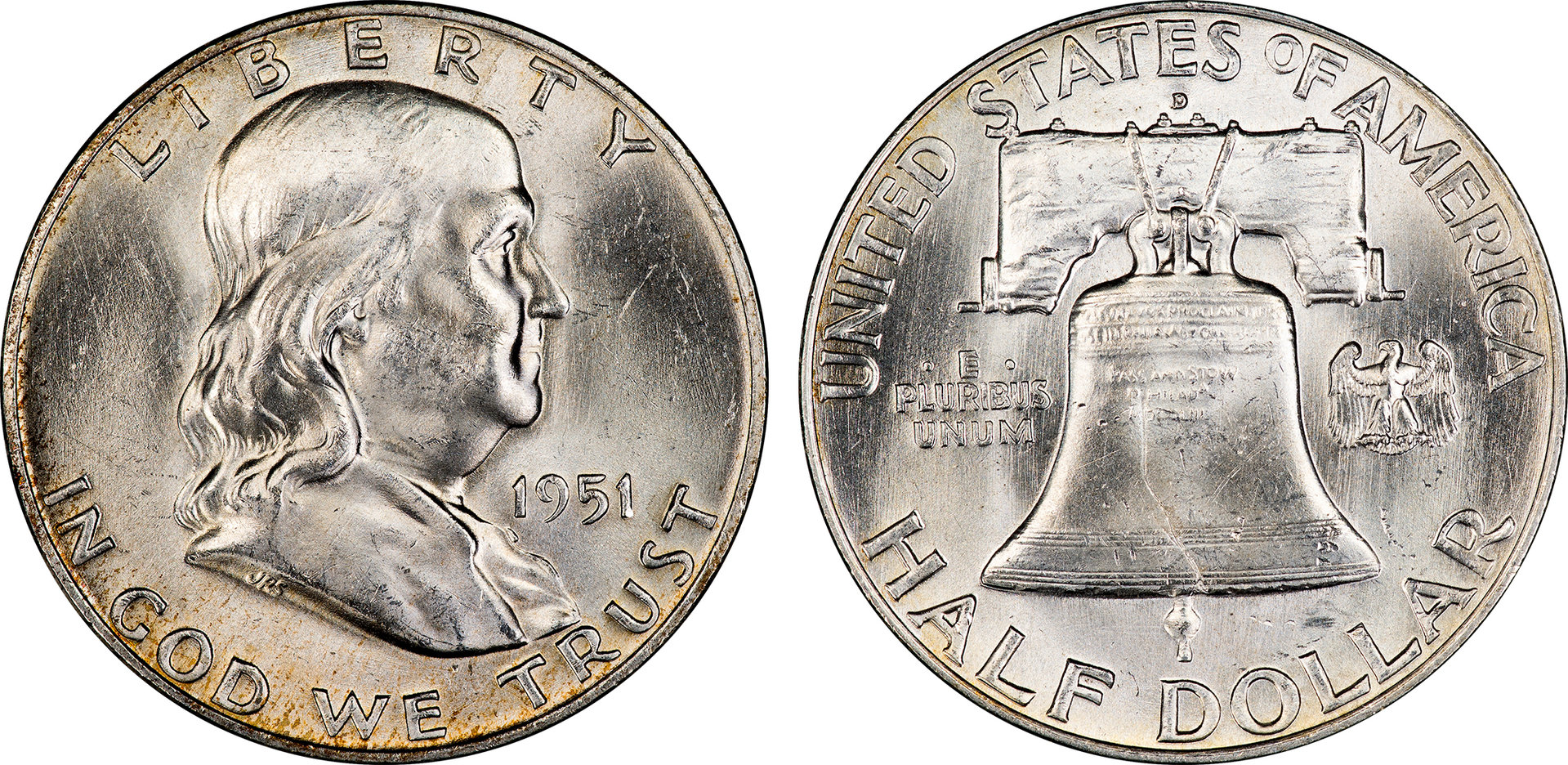 1951 D Franklin Half 1.jpg