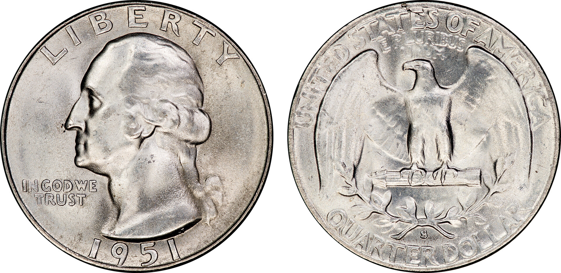 1951 S Washington Quarter.jpg