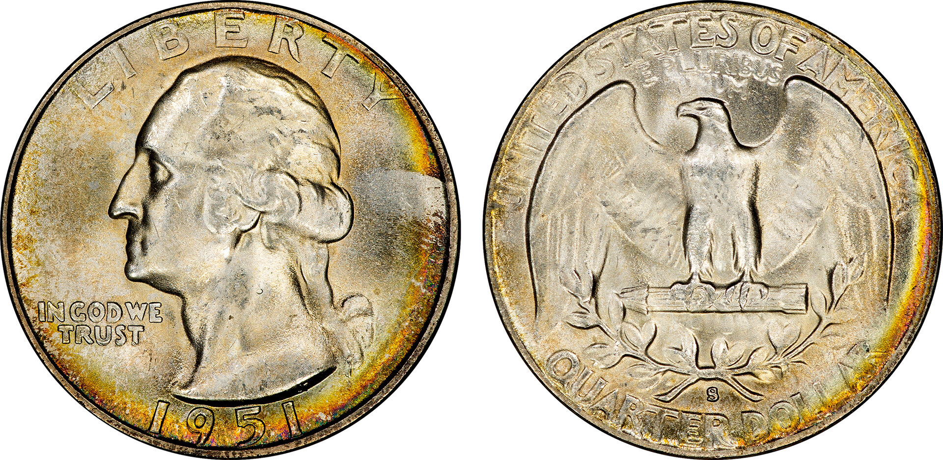 1951 S Washington Quarter.jpg