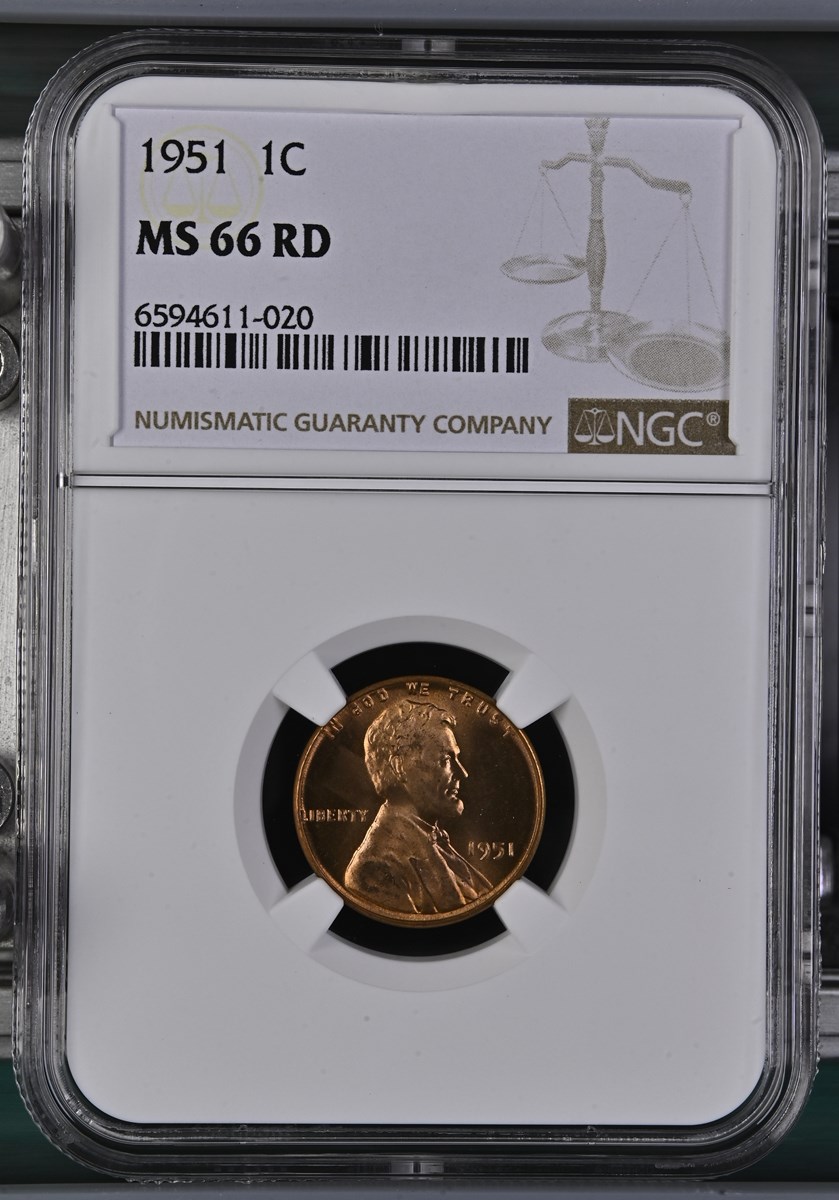 1951P 1C MS66 NGC 6594611-020 Slab Obverse.jpg