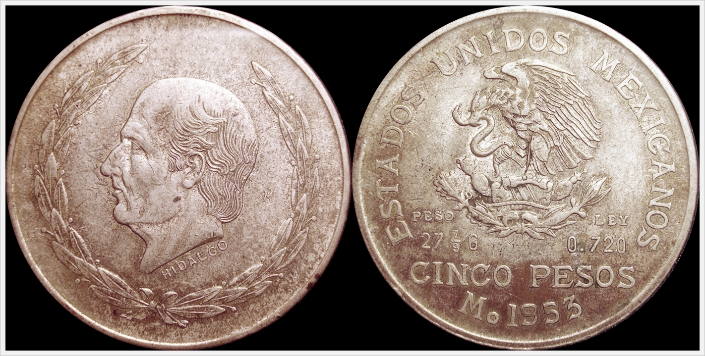 1953 5 Peso Hidalgo.jpg