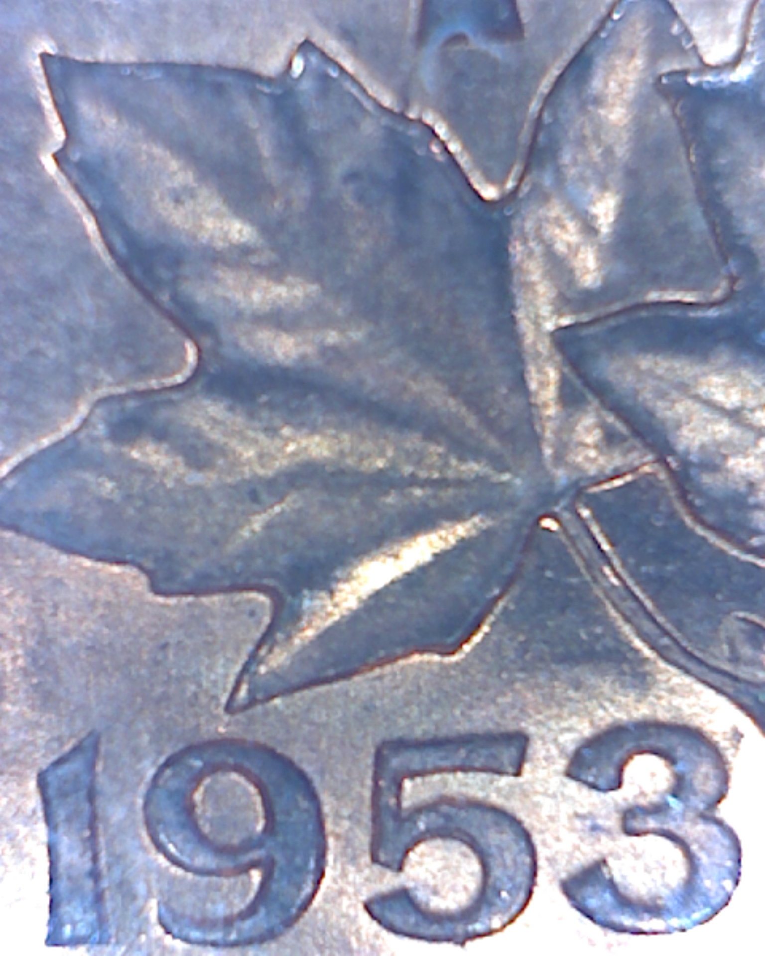 1953 Canada Cent Hanging 3 close.jpg