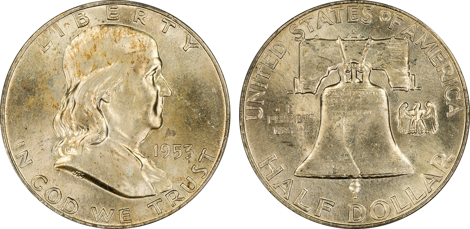 1953 D Franklin Half PCGS MS64FBL.jpg