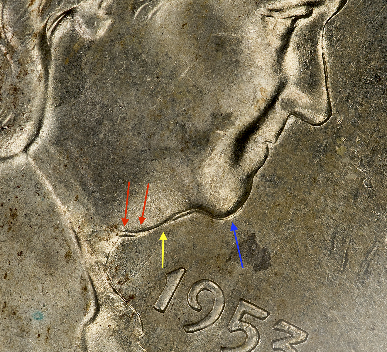 1953 D Franklin Half PCGS MS64FBL - Profile 3 copy.jpg