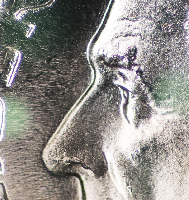 1953 D Roosevelt Dime Die Cracks - Obverse Cuds.jpg