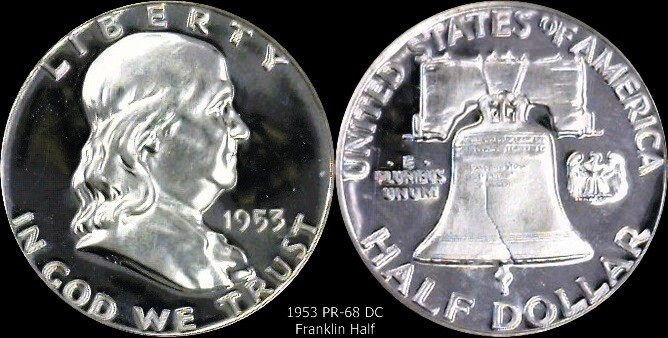1953 Pf-68 DC Franklin Half.jpg