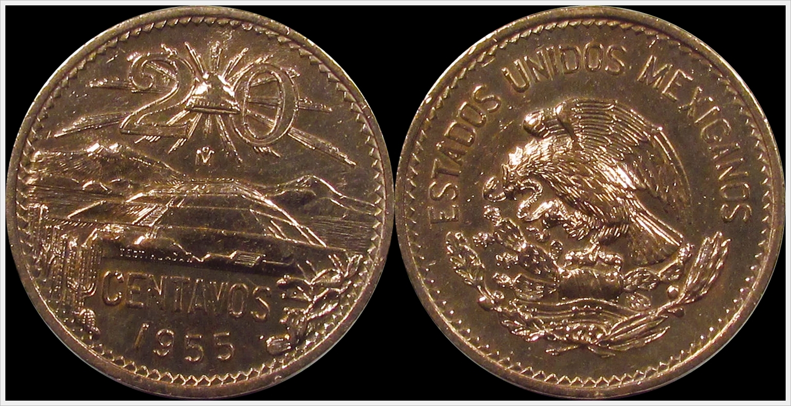 1955 Mexico 20 centavos 439.jpg