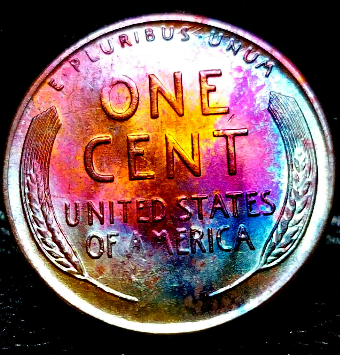 1955-S Lincoln  Cent  Toned  Superb Ms++ Gem++  $6.50 + 000  283951159028  bdoubrava 12012 r.jpg