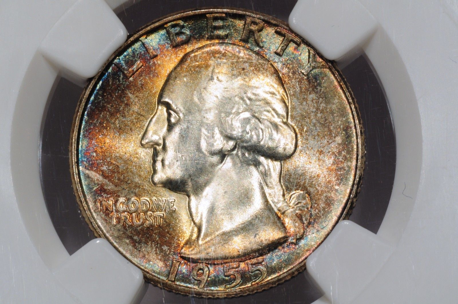 1955 Washington Quarter NGC MS-65 Toned obverse.JPG