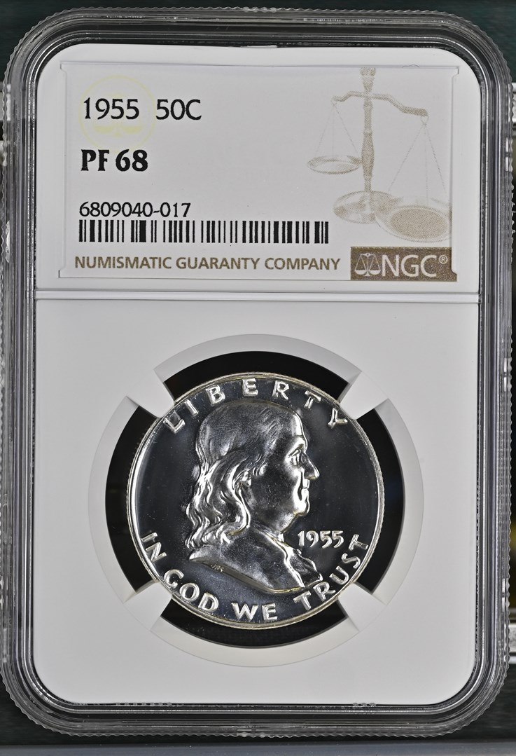 1955P 50C PF68 NGC 6809040-017 Slab Obverse.jpg